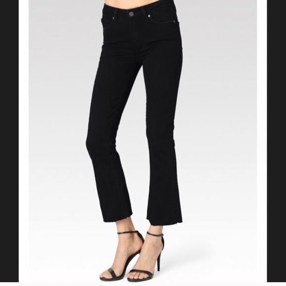 Paige colette crop flare black Clearance